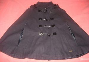 Пальто-пончо с отстегивающимся капюшоном Ribbon, 46-50