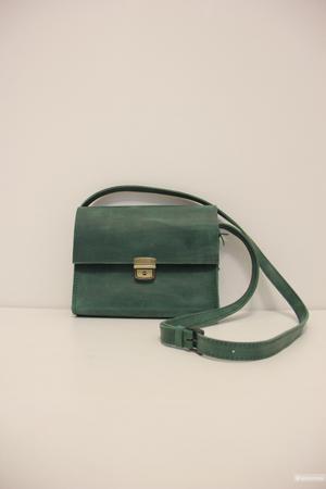 Кожаная сумочка через плечо