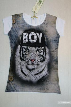 Новая  хлопковая футболка Pakkoo Турция р. S