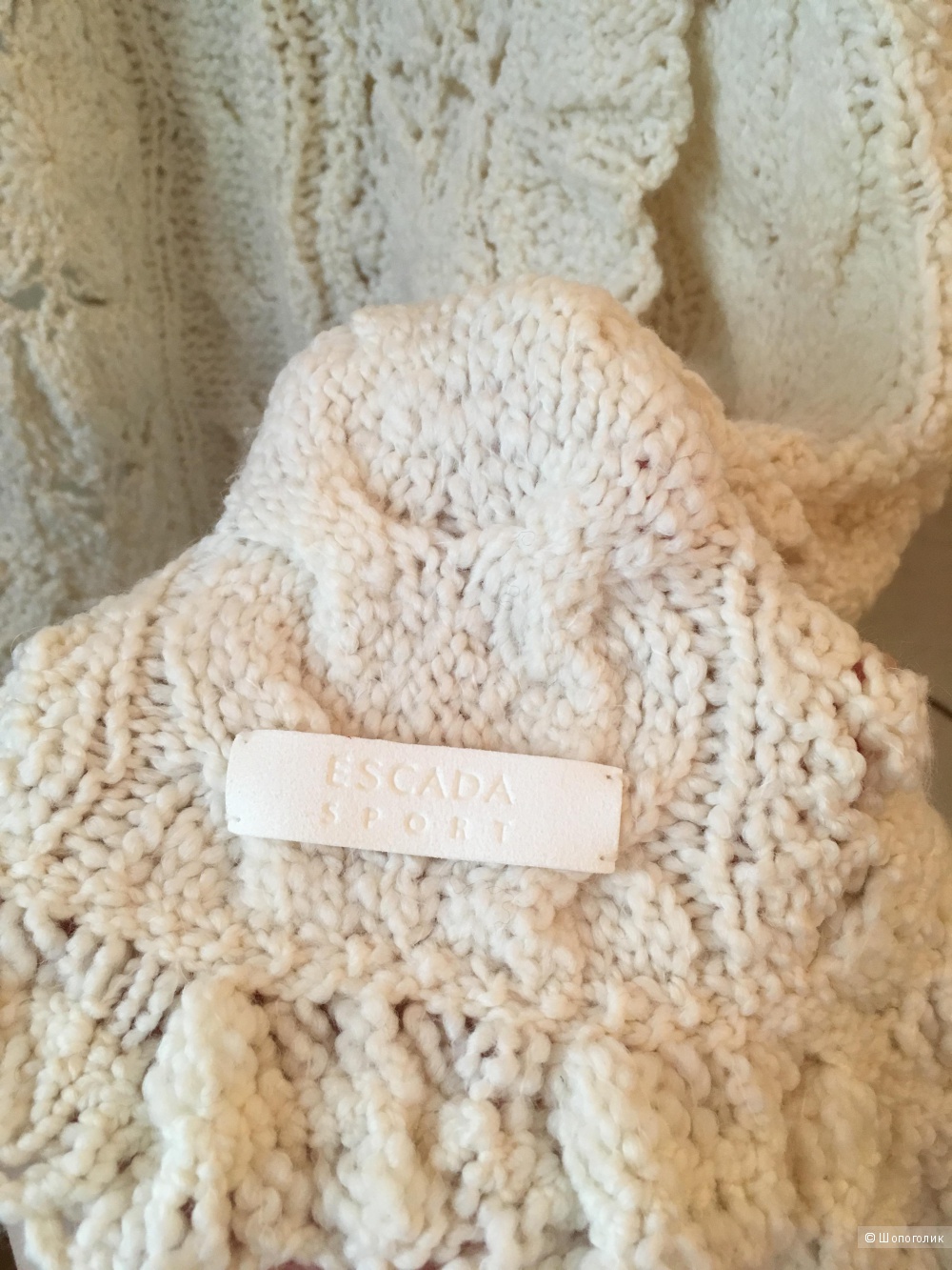 EscadaSport Новые шарф и перчатки ручной вязки