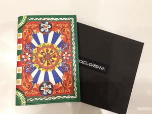 DOLCE&GABBANA обложка на паспорт с принтом Caretto Siciliano Новая.Оригинал