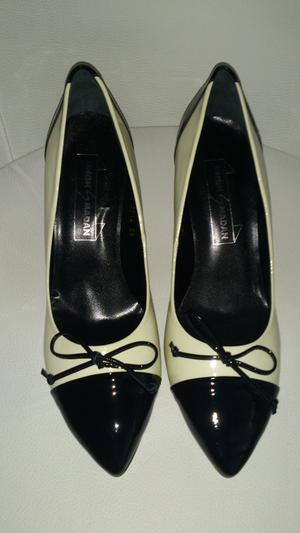 Туфли лакированные двухцветные SINGH S MADAN, размер 39, Европа