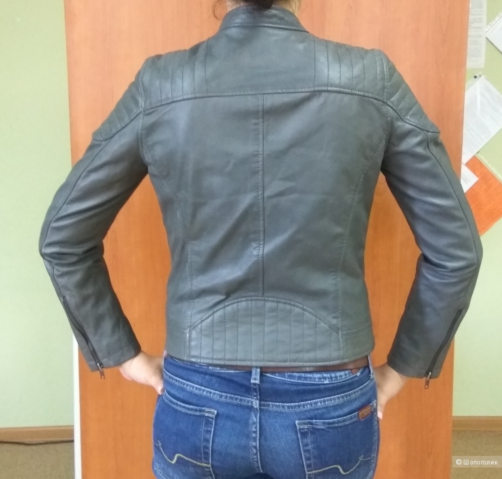 Новая куртка из натуральной кожи, Barneys, р.44-46