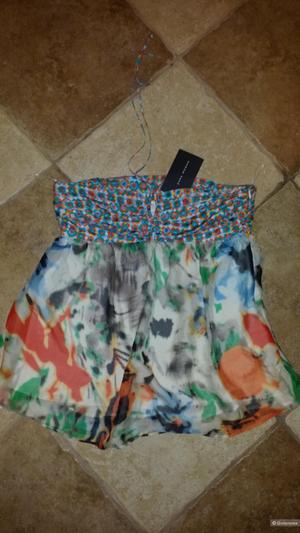 Zara Woman шелковый топ, М