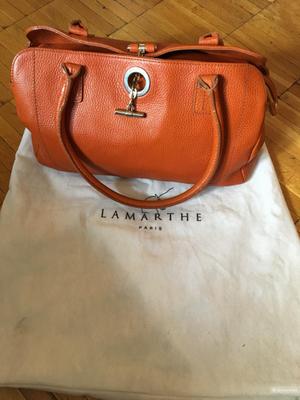 Оранжевая сумка Lamarthe