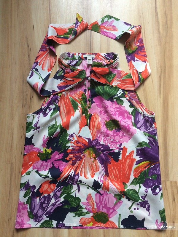 Шелковый топ J Crew р-р 44