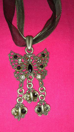 Колье бабочка на ленточках, Lady Collection