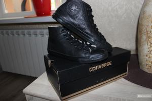 Кеды высокие CONVERSE, 100% кожа, размер 37
