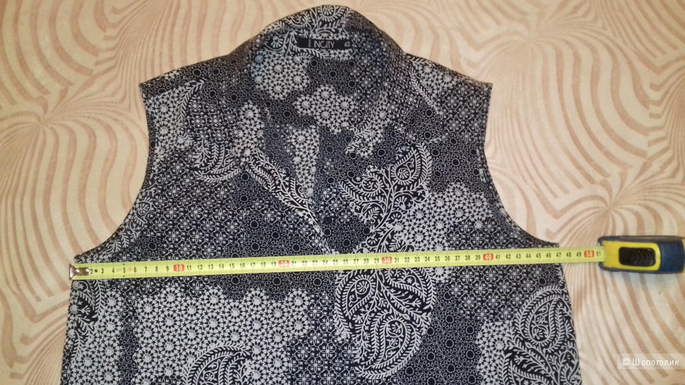 Блузка INCITY, цвет серый, размер 44