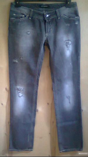 Джинсы брюки " Yes London" с перфорацией (Италия) р.44 на 48 новые бренд