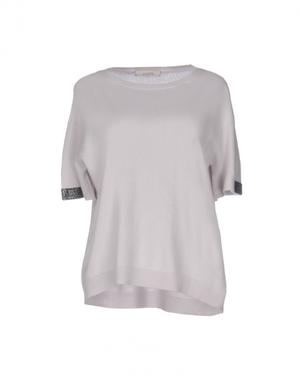 Кашемировый свитер DOROTHEE SCHUMACHER, 44  На рос. 44-46 Светло-серый.