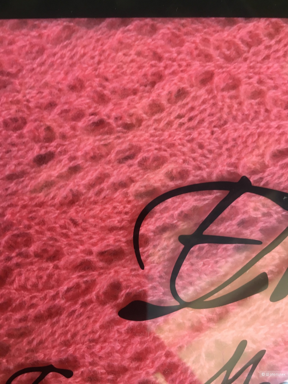 Новый шарф-палантин из шерсти и кашемира.