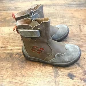 Полусапожки из натуральной кожи и замши, DPAM (Франция), 25