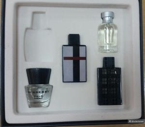 Burberry  для мужчин набор миниатюр