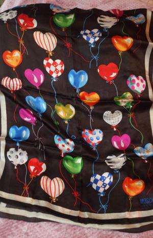 Шарф - палантин Moschino, размер 170х67, Италия