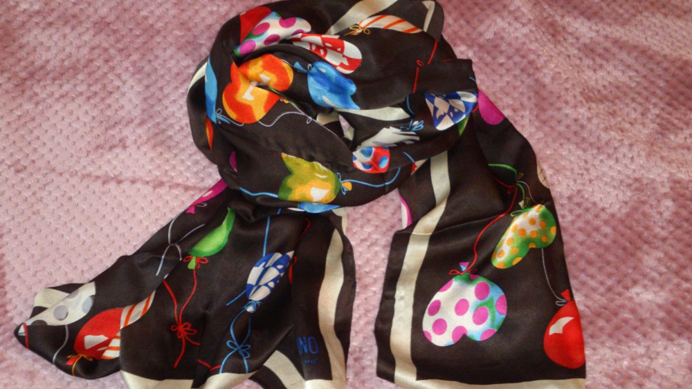 Шарф - палантин Moschino, размер 170х67, Италия