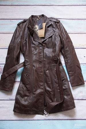 Новый кожаный тренч Gipsy by Mauritius - размер S