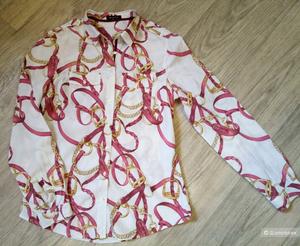 Рубашка со стременами Massimo Dutti, размер 40/30 испанский (42-44 RU)