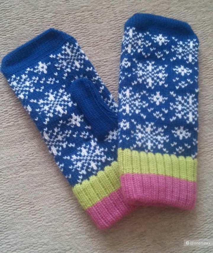 Шапка, шарф и варежки