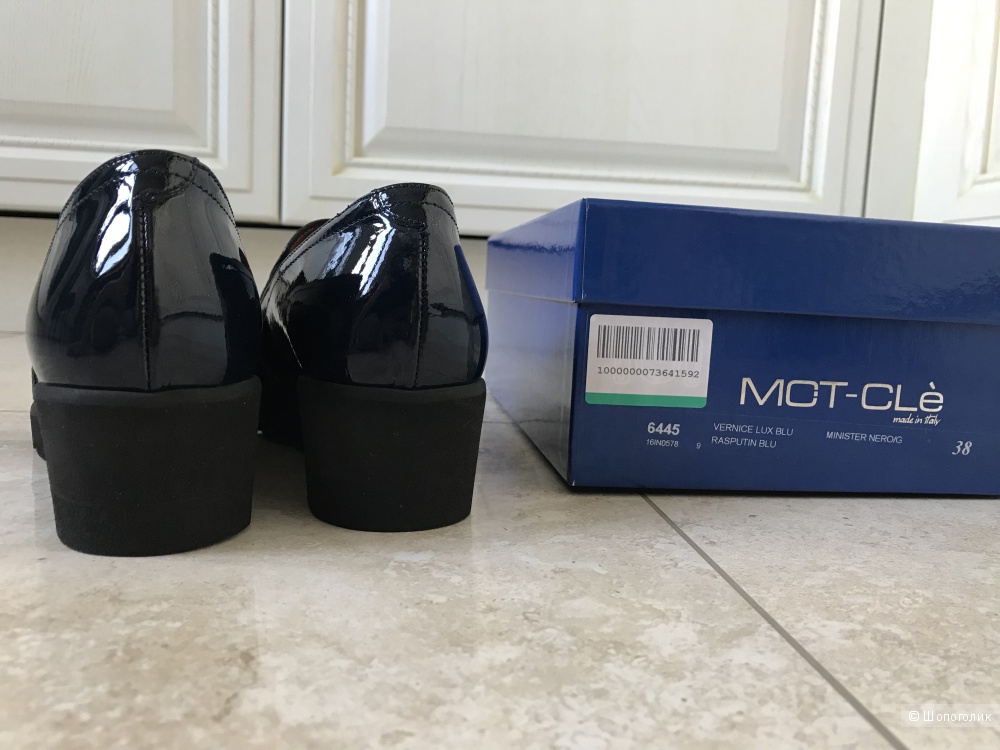 Новые итальянские кожаные туфли (мокасины) MOT-CLe, размер 38
