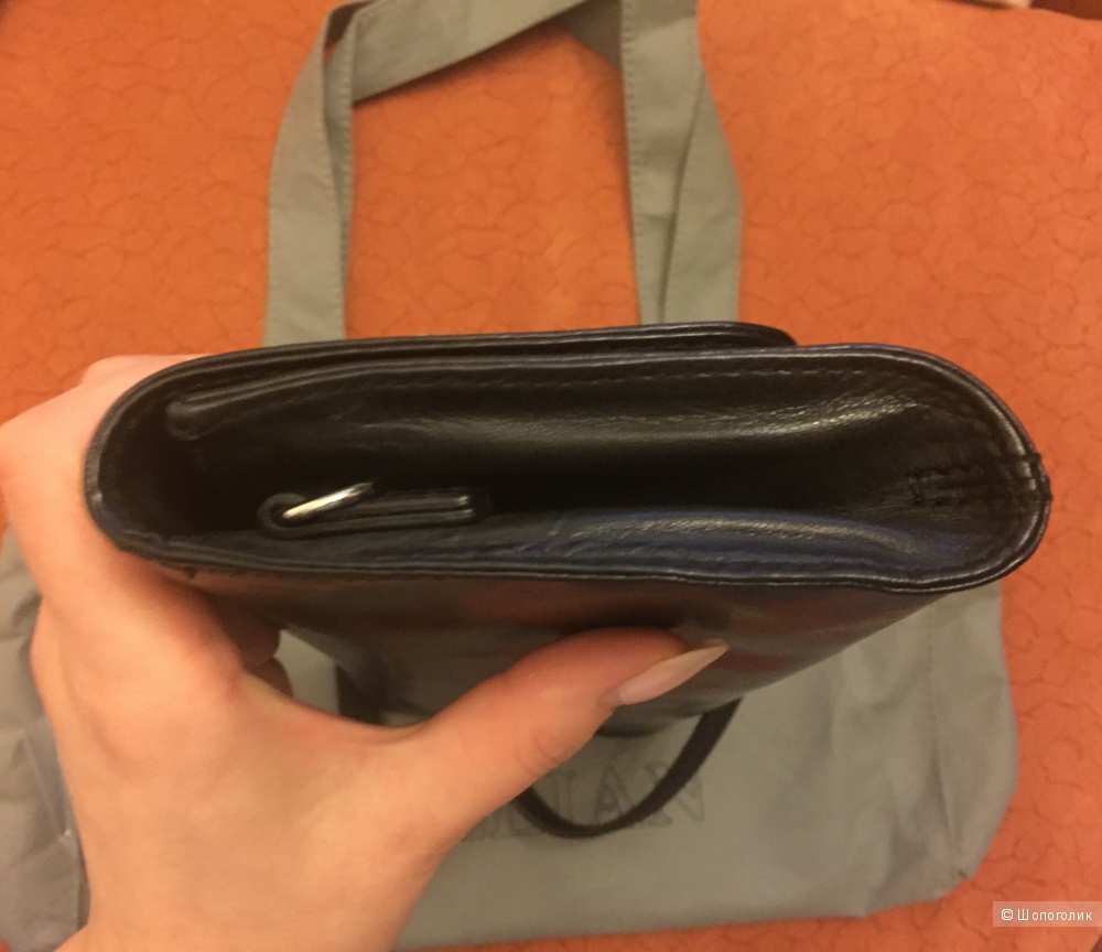 Кожаный клатч Gillian