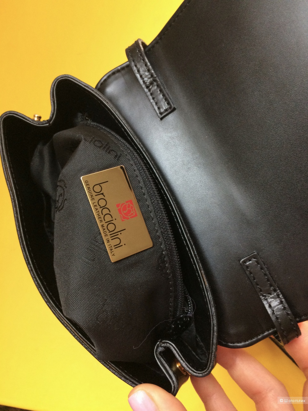 Сумка Braccialini Италия,в подарок брошь