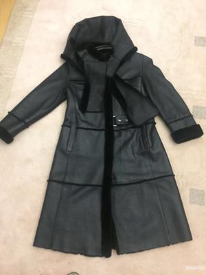 Натуральная дубленка, М-L, в идеальном состоянии