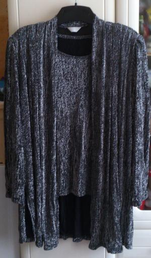 Двойка: кардиган + топ ROYAL, размер 54-58 (рос), Корея