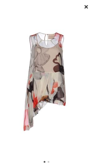 Шелковая блуза без рукавов Erika Cavallini, размер S