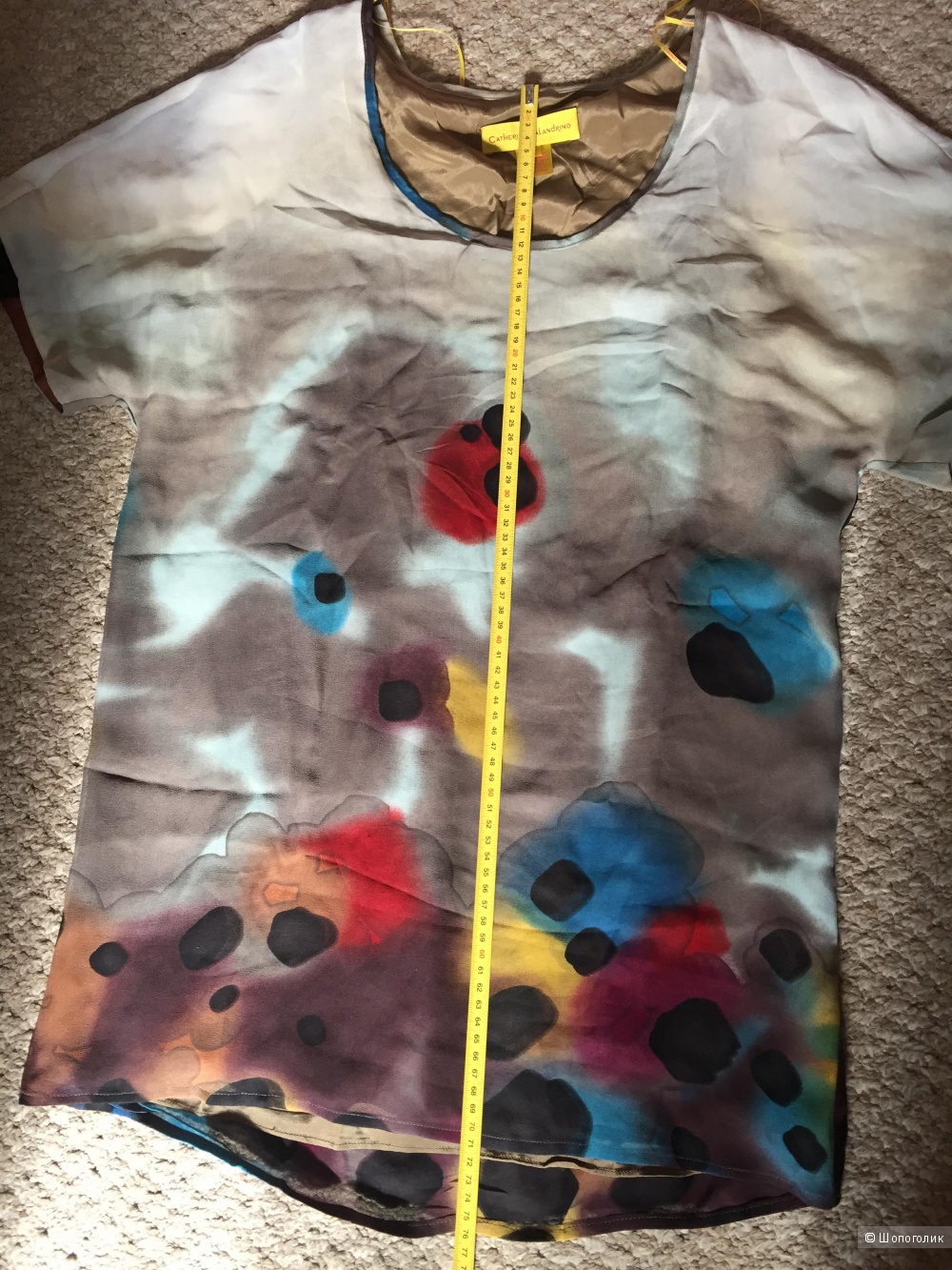 Туника шелковая Catherine Malandrino 6US