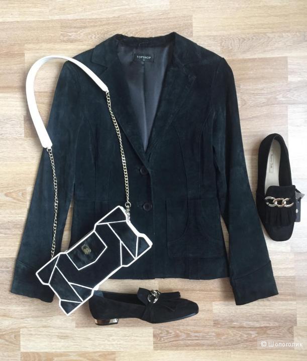 Пиджак из натуральной замши TOPSHOP 40-42-44