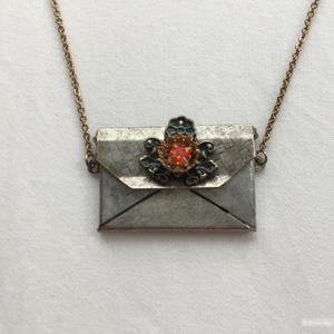 Цепочка с подвеской "конверт"