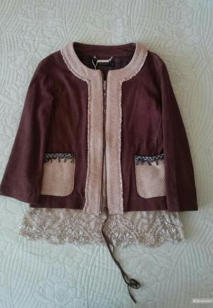 Жакет кожаный Twin-Set Simona Barbieri, размер S