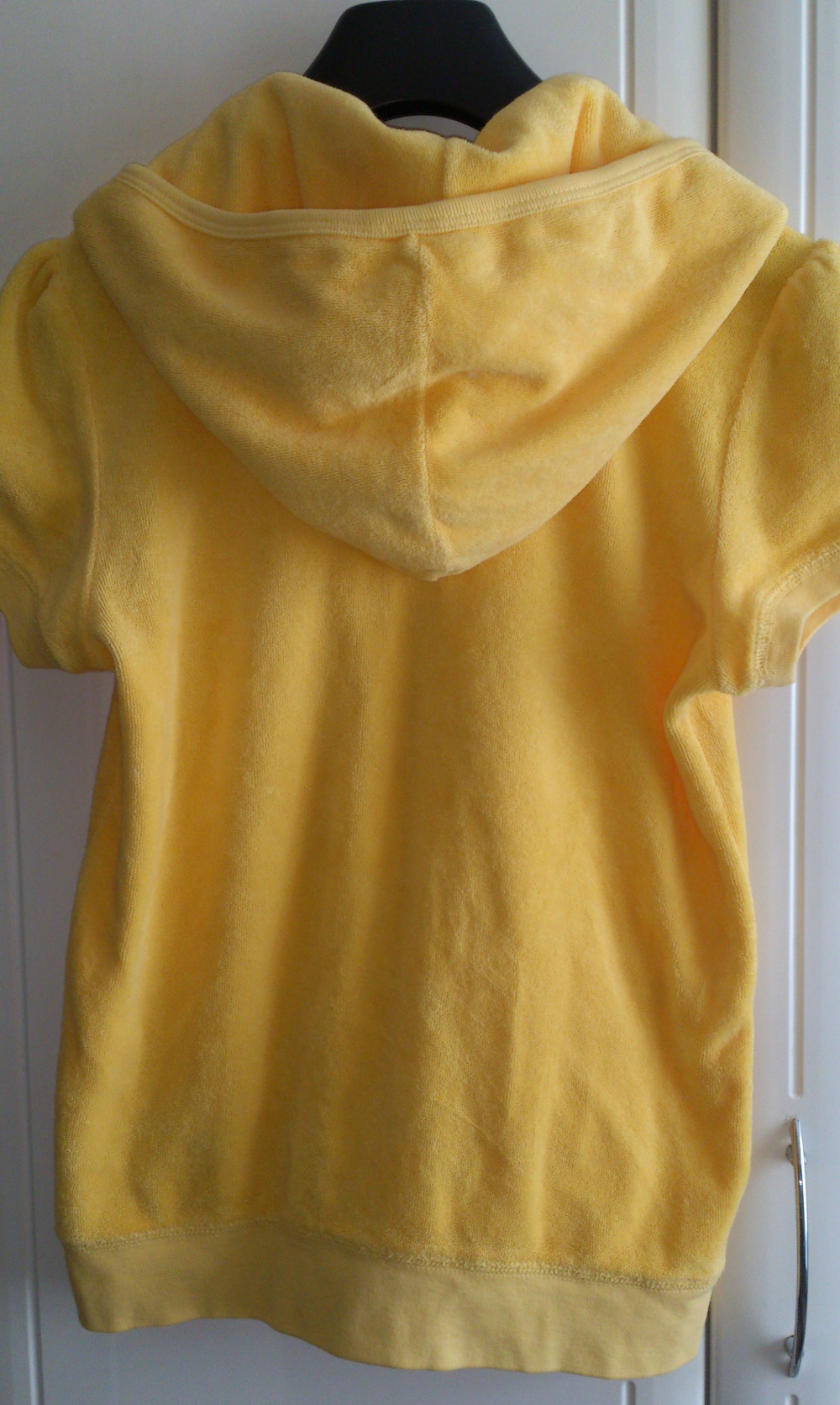 Толстовка махровая желтая JUICY COUTURE, размер 14 (ам) = XS-S = 40-42 (рос)