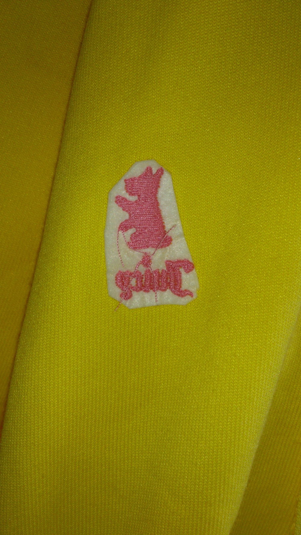 Толстовка махровая желтая JUICY COUTURE, размер 14 (ам) = XS-S = 40-42 (рос)