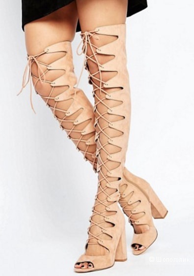 Летние сапоги-ботфорты ASOS KASSIN,  EU 38 - 37 разм