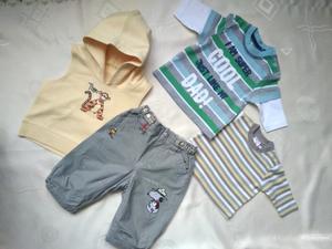 Комплект Snoopy, George, Cherokee, Next на 0-3 месяца