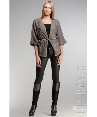 Кардиган серый LIU JO + ремень , 44-46