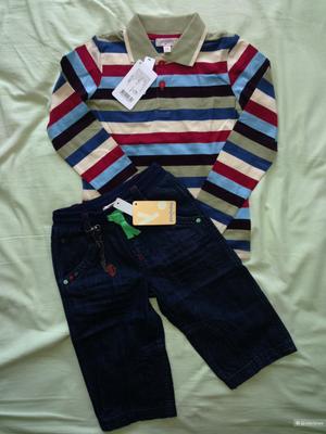 Комплект лонгслив + бермуды для мальчика р.122-128