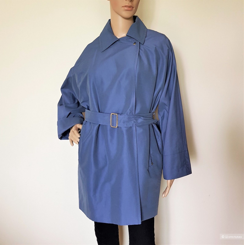 Плащ свободного кроя с поясом MaxMara. р.44 it (42-44-46-48)