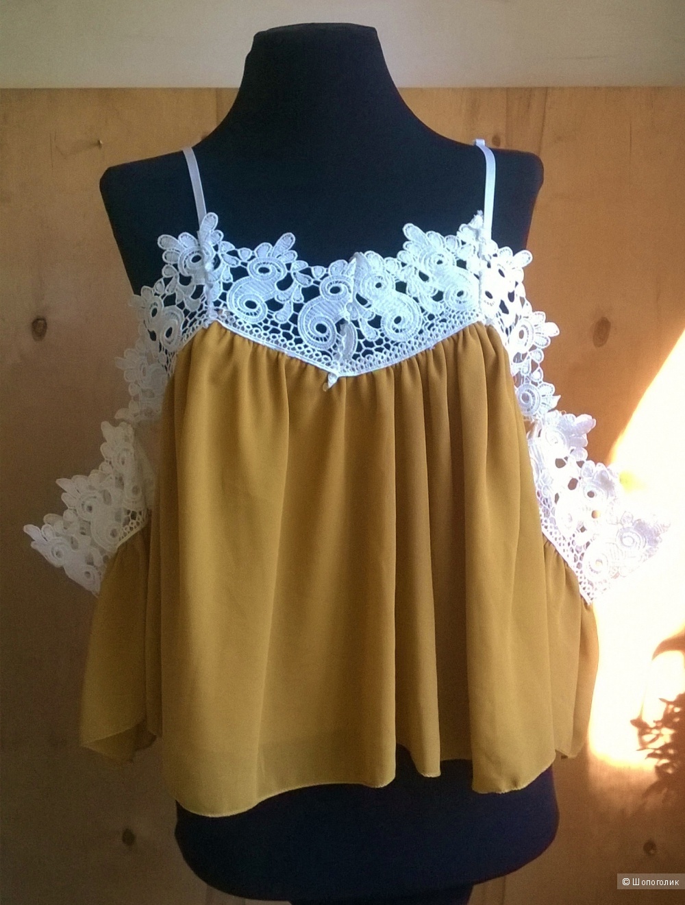 Блузка кроп-топ  "no name"  размер на 46