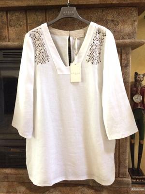 Льняное платье-туника A.D.E.L.E. 1961,размер 48-50-52