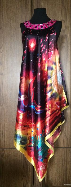 Туника-сарафан атласная SHENG TANGKUYI размер UNI