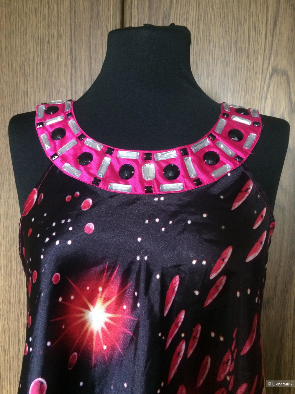 Туника-сарафан атласная SHENG TANGKUYI размер UNI