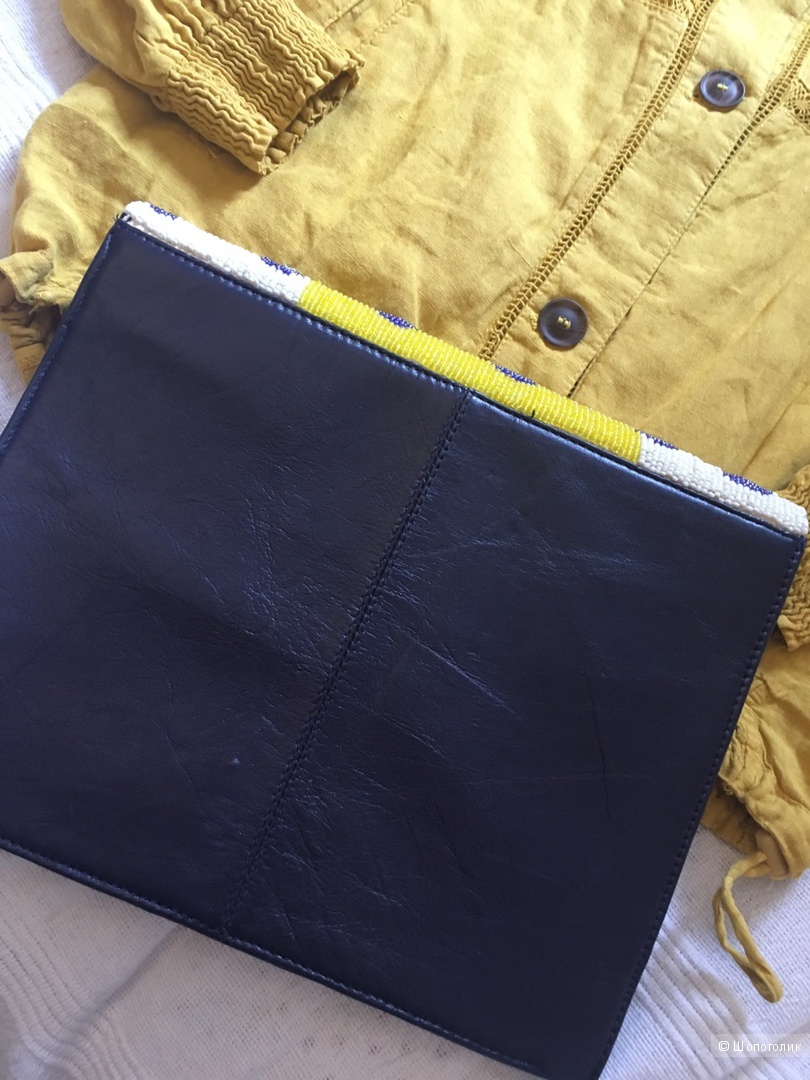 Кожаный клатч Asos