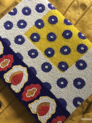 Кожаный клатч Asos