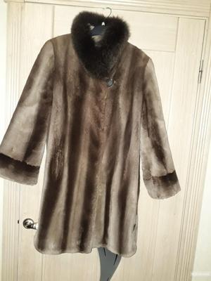Шуба из стриженого бобра р.48-50