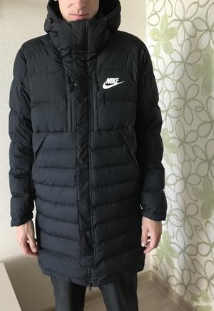 Удлиненный мужской пуховик Nike, (р-р М)