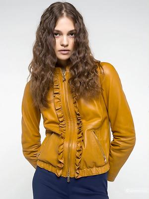 Кожаная куртка Patrizia Pepe размер 42IT