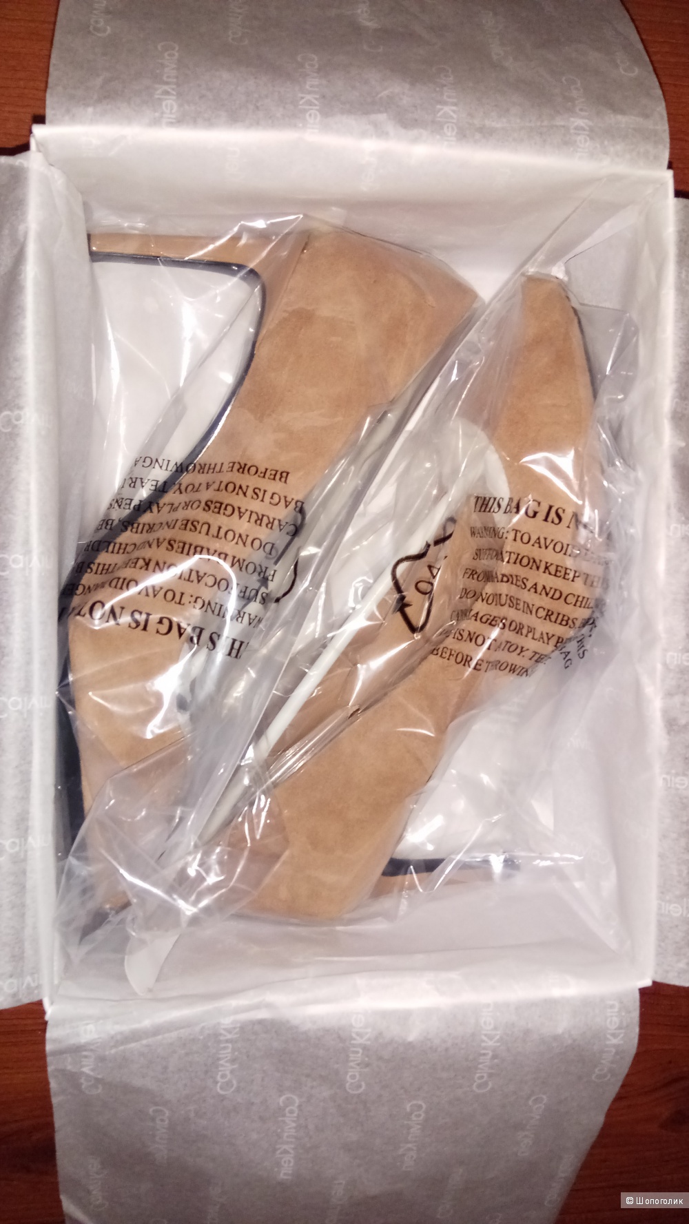 Туфли замшевые CALVIN KLEIN, US9 на 39 размер